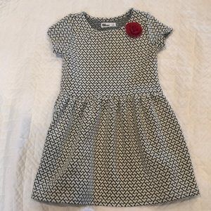 NWT Epic Threads Black/White Heart Dress, Sz 5T